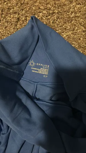 Blue Crossover Leggings Size Small thumbnail 2
