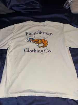 pimp shrimp gildan t shirt White Size XL thumbnail 2