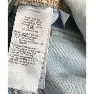 Madewell Light Wash Full Length Classic‎ Straight Blue Jeans High Rise Womens 29 thumbnail 5