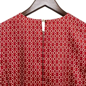 ALEXIS Coretti Mini Dress Silk Blouson Top Flounce Hem Printed Women's Size M thumbnail 7
