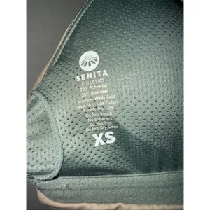 Senita Athletics two toned cross back padded sports bra XS thumbnail 4