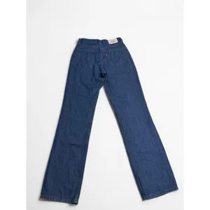 Levis High Slim‎ Straight Jeans Dark Wash Denim Blue High Rise 25 thumbnail 3