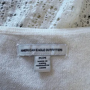 American Eagle Outfitters Cream Crochet Midi Dress thumbnail 4