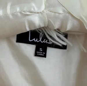 Lulus Cream Faux Fur Fringe Jacket thumbnail 4
