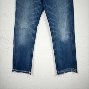Madewell Blue The Perfect Vintage Jeans Womens 26 Raw Hem High Rise Denim Casual thumbnail 8