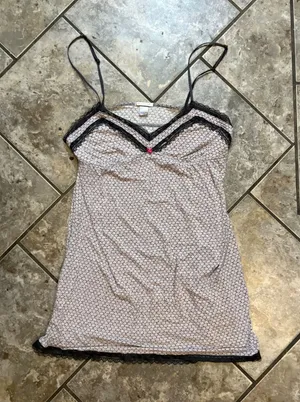 Vintage Y2K Victoria’s Secret Floral Lace Slip Nightgown Large Babydoll thumbnail 1