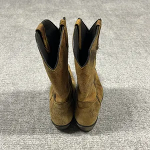 Durango Crush Cowboy Boots Women 8.5 Ante Up Boys Pin Up Leather Western Cowgirl thumbnail 5