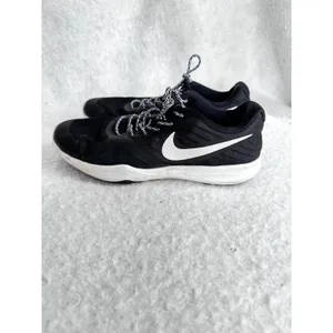 Nike City Trainer‎ Black White Mesh Lace Up Athletic Shoes Women's 7.5 thumbnail 4