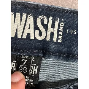 Rewash Mid Rise Distressed Skinny Jeans Trendy‎ Denim Streetwear B-393 thumbnail 4