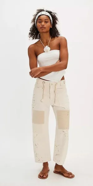 NWT Free People One More Time Tube in Ivory Size XS thumbnail 3