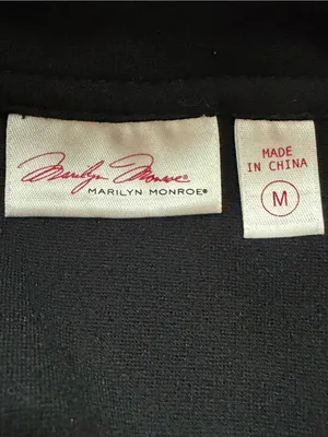 Marilyn Monroe Black Gold Grommet Zip Mini Skirt Size M Y2K Moto Grunge thumbnail 6