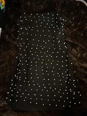 Pearl Dress Black thumbnail 4