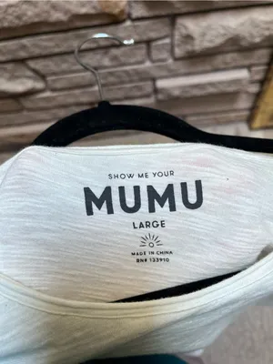 Show Me Your Mumu Cooper Tee Country Road 'Take Me Home' Off-White Large thumbnail 6
