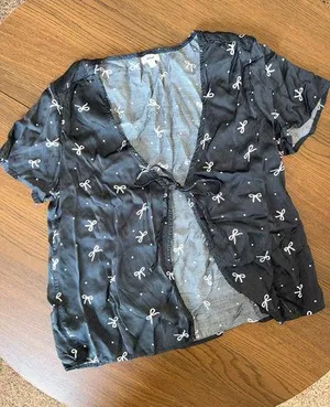Aerie Off Duty Satin Pajama Set thumbnail 1