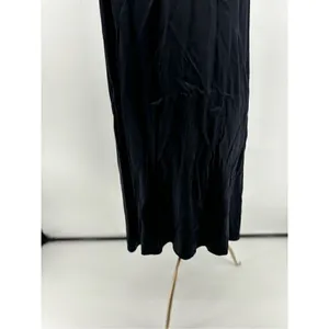 Abercrombie & Fitch Silk Slip Dress Black Strappy Dress Women M A&F Collect thumbnail 10