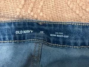 Old Navy Light Blue‎ Boot Cut Jeans 28S #86 thumbnail 2