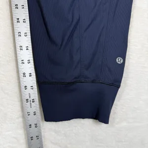Lululemon Street To Studio‎ Crop Pant Midnight Navy Size 10 Ribbed Jogger 9150 thumbnail 5