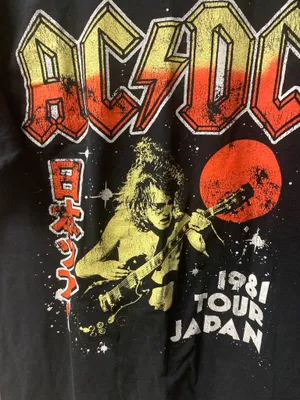 Ac/Dc Japan Tour tee Black Size M thumbnail 3