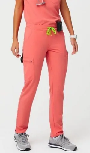 Figs Yola Hot Coral Skinny Scrub Pants Limited Edition Color thumbnail 1