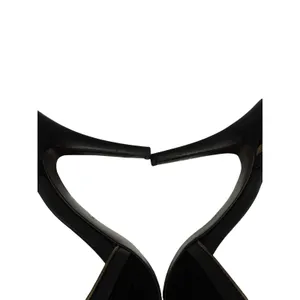 Coach Heels Women's 8B Black Strappy Stiletto Sandals Dress Party‎ Elegant thumbnail 8