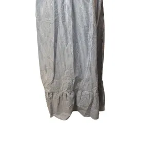 Beau & Ro The Margot Dress Navy White Stripe Small Smocked Nautical Beach‎ Flowy thumbnail 8