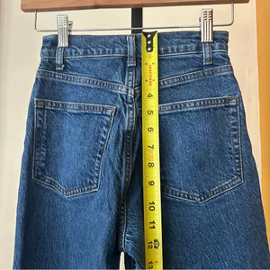 Reformation Liza Ultra High Rise Straight Jeans‎ Organic Cotton Denim Size 23 thumbnail 6