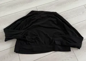 Vuori Halo Cropped Funnel Neck Pullover Black thumbnail 4
