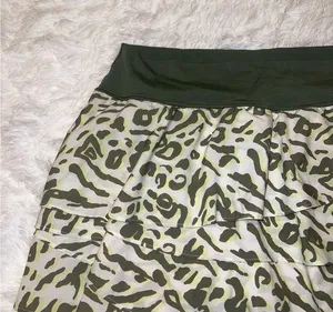 Aerie Green Patterned Athletic Animal Print Skirt size XL thumbnail 1