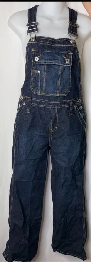 Faded Glory Dark blue overalls thumbnail 1