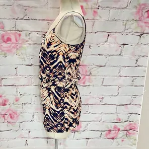 Parker Harrison silk romper in Deep Sea Sunrise Parke size small thumbnail 8