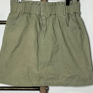 Vici Paper Bag‎ Green Mini Skirt Size Medium thumbnail 2