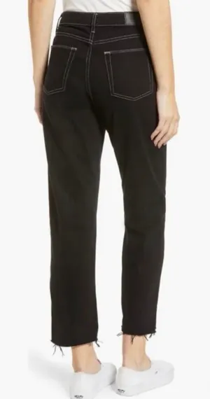 BDG Black Jeans White trim thumbnail 1