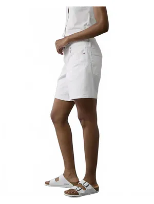 AE 8" Dreamy Drape Stretch Low-Rise Baggy Jort American Eagle NWT White Size 18 thumbnail 2