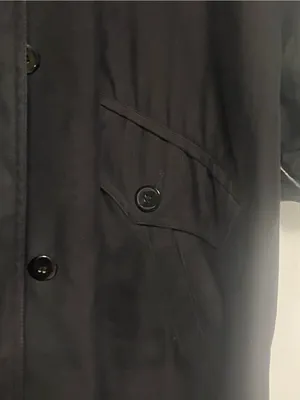 Vintage Gallery Two Tone Lined Trench Coat Brown Size M thumbnail 8