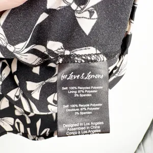 For Love & Lemons Womens Angelica Bow Print‎ Coquette Puff Sleeve Mini Dress XS thumbnail 6