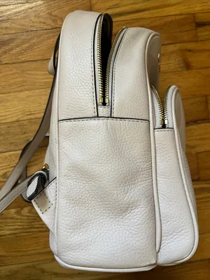Michael Kors Light Pink Pebbled Leather Backpack with Gold Logo thumbnail 8