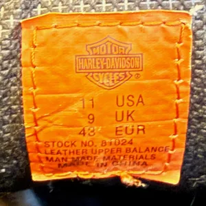 Harley-Davidson Faded Glory Black Leather Motorcycle Boots Women's 11‎ (81024) thumbnail 7