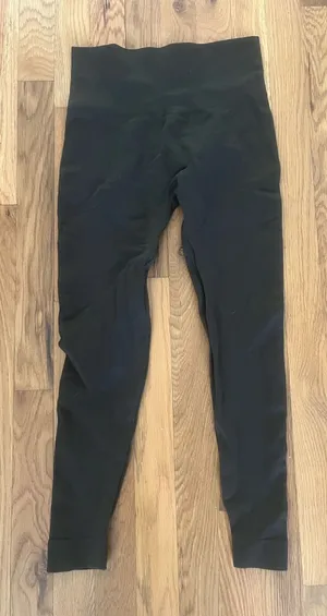 Set Active Brown Ribbed Leggings thumbnail 1