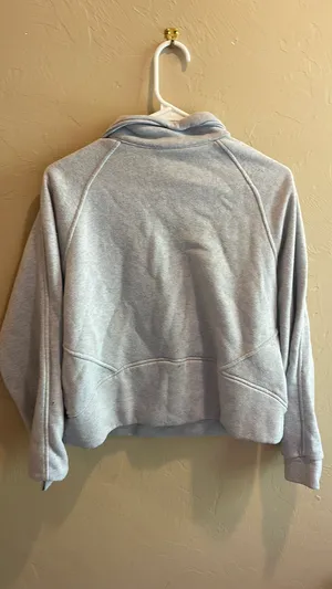 gray half zip sweatshirt Size M thumbnail 2