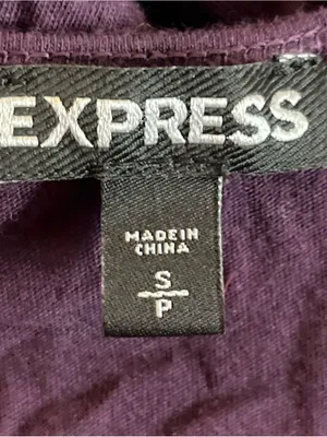 Express Purple Sequin Embellished Tank Top thumbnail 5