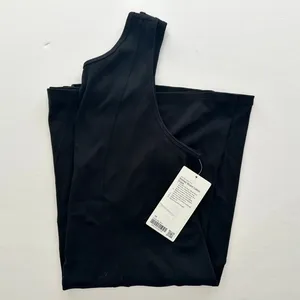 Lululemon Ribbed Modal-Cotton Dress Black NEW Size 10 Athletic Loose Fit thumbnail 3
