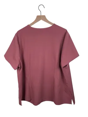 Figs Catarina One Pocket Scrub Top Women's Size 4XL Mauve Pink Nursing Medical thumbnail 2