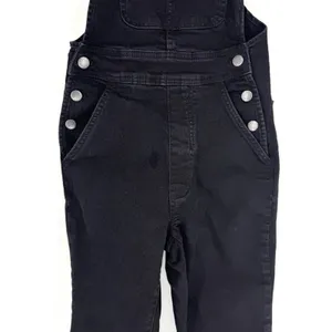 J. Crew Black‎ Denim Bib Overalls Size XXS thumbnail 4