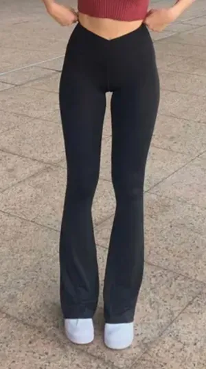 Aerie Flare Crossover Leggings thumbnail 1
