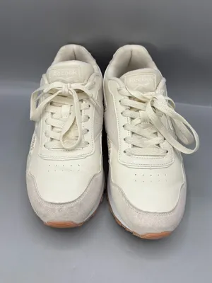 Reebok Classic Harman Sneakers Womens 8 Cream Leather Athletic FFC0119598 thumbnail 3