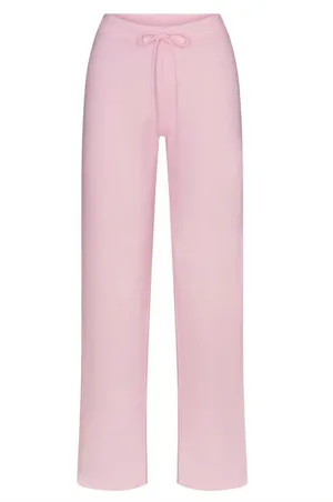 Skims cotton jersey straight leg pants thumbnail 1