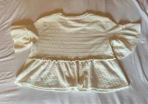 Pink Rose Cute cream top thumbnail 3