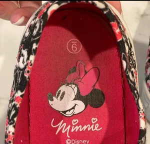 Disney Minnie Mouse Sneakers Shoes Black Pink White 9 Bow Keds Casual Mickey thumbnail 4