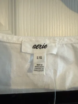 White Linen Aerie Top thumbnail 4