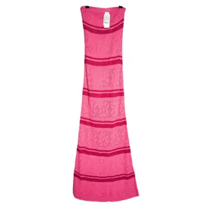 L*SPACE Rosalia Pink Crochet Strapless Maxi Dress S NWT thumbnail 3